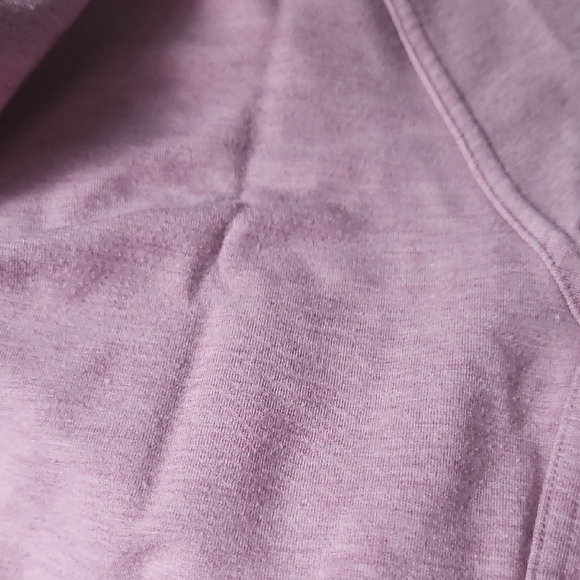 Lululemon Heathered Vintage Mauve High Lines Pullover Size 8 - Picture 8 of 8